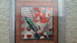 Yugioh Injection Fairy Lily LOD-100 Secret Rare 1st Ed. HP W/ Nice Surface Read - Image 4