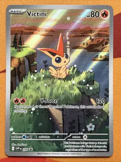 [Regular] Pokemon Card - Victini Illustration Rare (SVP208) Black Star Promo NM - Image 1
