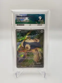 Snorlax ETB Promo 151 #051 Ace 9 Mint Pokemon Card English - Image 1