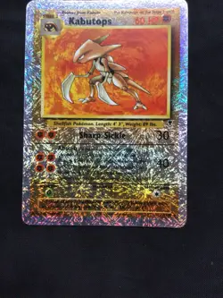 Pokemon Cards: Legendary Collection Reverse Holo: Kabutops 27/110 - Image 2
