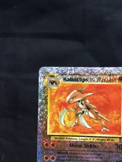 Pokemon Cards: Legendary Collection Reverse Holo: Kabutops 27/110 - Image 3