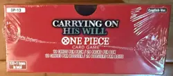 1 x ONE PIECE CARD GAME: CARRY ON HIS WILL BOOSTER BOX English Sealed - Image 1