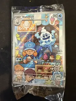 SEALED Vanillish 190/182 Holiday Calendar Snowflake Stamp Pokemon Card - Image 1