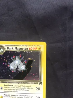 Pokemon Cards: Team Rocket 1st Edition Rare Holo: Dark Magneton 11/82 - Image 4