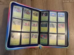 Pokemon Paradox Rift BASE Complete Set w/Binder, INCLUDES VARIANTS, 375+ Cards - Image 4