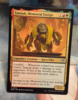 U 0233 Tannuk, Memorial Ensign Kavu Uncommon Edge of Eternities MTG Card - Image 1
