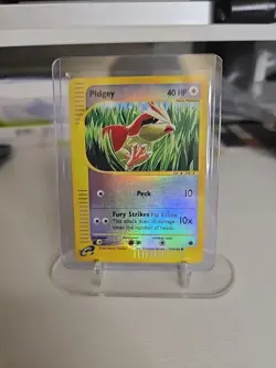 Pokemon Expedition Base Set Pidgey 123/165 Reverse Holo 2002 Card E-Series Lp - Image 1