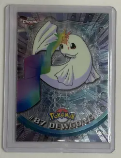 2000 Topps Chrome Dewgong Pokemon Card, Foil Holographic - Image 1