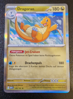 Dragonite German (Dragoran) 149/165 MEW - Holo Pokemon Card - Image 1
