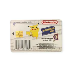 1999 Pokemon Snap Blockbuster Video Smart Card Pikachu Nintendo Promo - Image 2