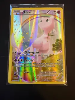 Pokemon TCG Mew Black Star Promos XY110 Holo Card Mint - Image 1