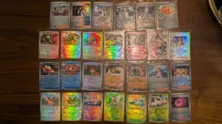Lot Of 27 Prismatic Evolutions Reverse Holo Pokeball Pokemon Cards - Image 1