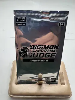 Digimon Card Game Judge Pack 6 English New Promotion Cards Set of 5 Packs - Image 1