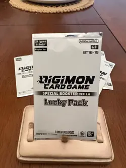 Digimon Card Game Special Booster Ver.2.0 BT18-19 Lucky Pack English Set of 8 - Image 1