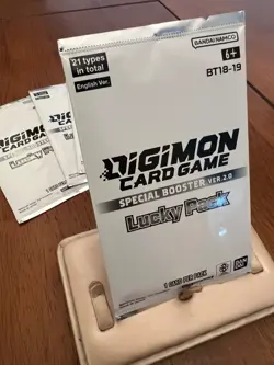 Digimon Card Game Special Booster Ver.2.0 BT18-19 Lucky Pack English Set of 8 - Image 4