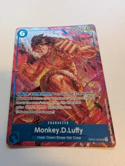 OP02-062 - Monkey D Luffy - SR Alt Art English One Piece TCG Card Game - Image 1