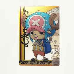 S0654 Chopper Cool Gold Card One Piece Morinaga Wafer Clear Card - Image 1