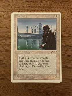 Abu Ja’far NM+ NEVER PLAYED MTG Chronicles Magic 1995 VINTAGE FREE SHIPPING - Image 1