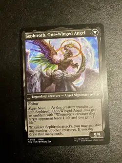 MTG - NM - Sephiroth Fabled Soldier Sephiroth One Wing Angel - Final Fantasy - Image 2
