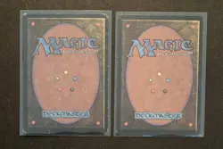 (2) Magic: The Gathering Psychic Venom 1995 4th Edition VINTAGE MP - Image 2