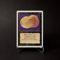 Magic: The Gathering Warp Artifact MTG Revised Edition Vintage 1994 LP - Image 1