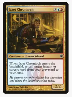 Izzet Chronarch | MTG DDJ | Izzet Wizard ETB Graveyard Pauper EDH | LP - Image 1