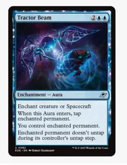 Tractor Beam | EOE | MTG New 2025 | EDH Steal Effect | Control Magic | NM-MINT - Image 1