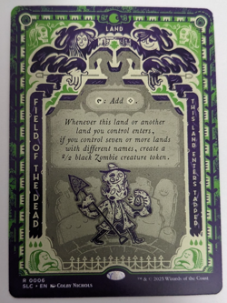 Field of the Dead (0006) Secret Lair SLC Encyclopedia, Magic MtG, Regular, NM! - Image 1