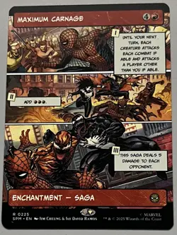 MTG Marvel’s Spider-Man Maximum Carnage Enchantment RARE REGULAR #0225 - Image 1