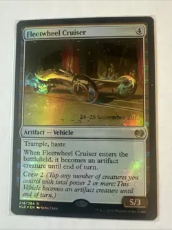 Magic The Gathering - Prerelease Promo 214 - Fleetwheel Cruiser - Foil - Image 1