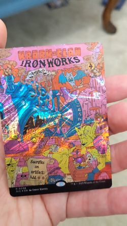 Krark-Clan Ironworks (0038) Halo Foil! Secret Lair SLC Encyclopedia, Magic MtG! - Image 2