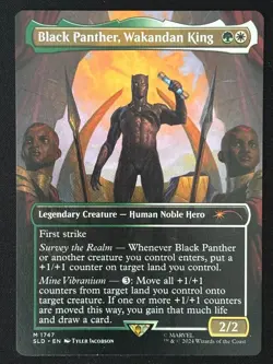 1x MTG Black Panther, Wakandan King - Secret Lair Drop Series (SLD) #1747 - Image 1