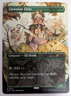 Llanowar Elves (0012) Secret Lair SLC Encyclopedia, Magic MtG, Regular, NM! - Image 1