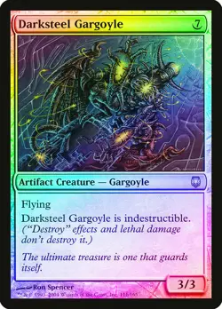 Darksteel Gargoyle FOIL Darksteel MtG LP - Image 1