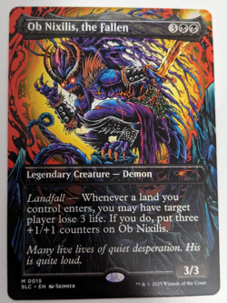 Ob Nixilis, the Fallen (0015) Secret Lair SLC Encyclopedia, Magic MtG, Regular! - Image 1