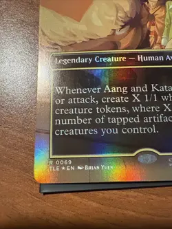Aang and Katara (Borderless) Avatar: The Last Airbender: Eternal-Legal Foil - Image 2