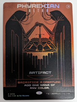 Phyrexian Altar (0016) Secret Lair SLC Encyclopedia, Magic MtG, FOIL, NM! - Image 1