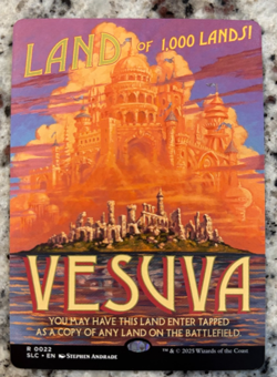 Magic the Gathering Vesuva Secret Lair Encyclopedia MTG (b) - Image 1