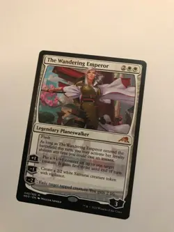 The Wandering Emperor NM Kamigawa: Neon Dynasty MTG Magic; Planeswalker mythic - Image 3