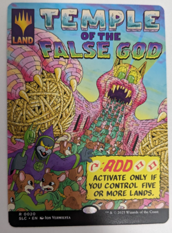 Temple of the False God (0020) Secret Lair SLC Encyclopedia, Magic MtG, Regular - Image 1