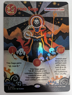 Urza's Saga (0021) Borderless, Secret Lair SLC Encyclopedia, Magic MtG, FOIL NM! - Image 1
