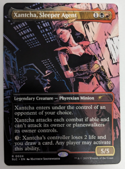 Xantcha, Sleeper Agent (0024) Secret Lair SLC Encyclopedia, Magic MtG, Regular! - Image 1
