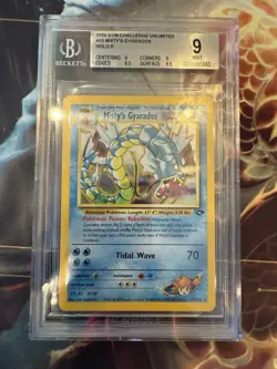 2000 POKEMON GYM CHALLENGE MISTY'S GYARADOS HOLO #13 BGS 9 - Image 1