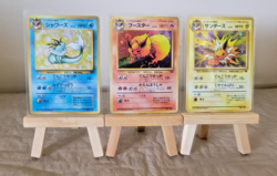 Pokemon Jap RARE HOLO Lot Flareon, Jolteon, Vaporeon 1996 VTG Jungle Set MP - Image 2