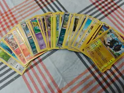 Lot of 50 Common/Uncommon Pokemon Cards With SHINYS/No Duplicates - Image 1