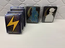 Pokemon TCG Card Sleeves. Lot of 6 packs Surging Sparks - Mega Evolution lucario - Image 1
