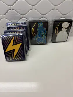 Pokemon TCG Card Sleeves. Lot of 6 packs Surging Sparks - Mega Evolution lucario - Image 3
