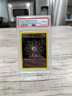 PSA 8 NM-MINT Rainbow Energy REVERSE HOLO League WOTC PROMO Pokemon Card - Image 1