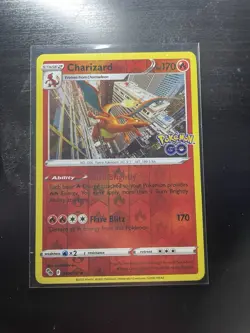 Charizard Pokemon Go 010/078 Reverse Holo Rare - Image 1