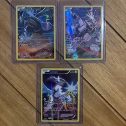 2015/2016 Pokemon Black Star Promo Lot of Black Kyurem, Palkia, Arceus. LN - Image 1